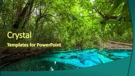  Presentation with krabi - Cool new presentation with emerald pool sra morakot in the jungle krabi province of thailand backdrop and a tawny brown colored foreground