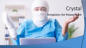  Presentation with pediatric nursing broken bone - Presentation with concussion - man suffering from multiple broken background and a white colored foreground