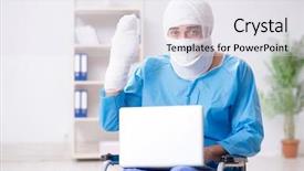  Presentation with pediatric nursing broken bone - Beautiful slides featuring concussion - man suffering from multiple broken backdrop and a  colored foreground
