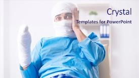  Presentation with pediatric nursing broken bone - Audience pleasing theme consisting of concussion - man suffering from multiple broken backdrop and a  colored foreground