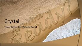  Presentation with emergency preparedness - Presentation theme enhanced with emergency preparedness - are you ready written background and a coral colored foreground