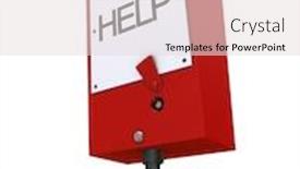  Presentation with emergency - Audience pleasing PPT layouts consisting of emergency stop backdrop and a lemonade colored foreground