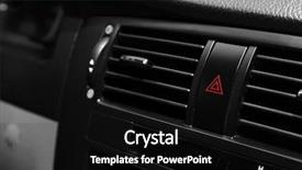  Presentation with emergency - Audience pleasing theme consisting of emergency warning button on car backdrop and a black colored foreground