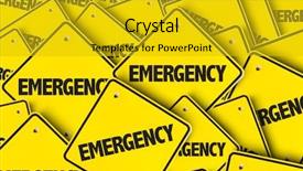  Presentation with emergency - Colorful theme enhanced with emergency backdrop and a gold colored foreground