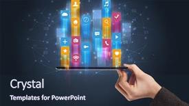  Presentation with people hold hand around globe - Colorful presentation theme enhanced with emerging technologies - businessman hand using phone backdrop and a  colored foreground