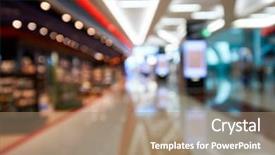  Presentation with airlines - Slides having emirates airlines - defocused shot of dubai international background and a coral colored foreground