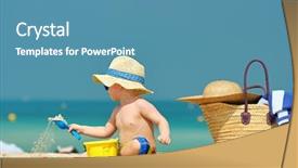  Presentation with old - Audience pleasing slide set consisting of emirates holidays - two year old toddler boy backdrop and a teal colored foreground