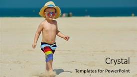  Presentation with evaluation of 5 years old boy - Amazing PPT theme having emirates holidays - two year old toddler boy backdrop and a soft green colored foreground