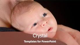  Presentation with old days - Beautiful slide deck featuring emo love - 19 days old baby girl backdrop and a coral colored foreground