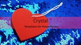  Presentation with pink heart illustrations - Amazing presentation theme having emo love - fashion pink material metallic fabric backdrop and a red colored foreground