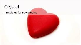  Presentation with emo love - Cool new slides with emo love - isolated red heart backdrop and a  colored foreground