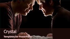  Presentation with old fashioned photo album - Amazing presentation theme having emo love - loving couple holding their 15 backdrop and a wine colored foreground