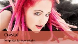  Presentation with emo love - Amazing presentation having emo love - mysterious picture of bizarre pink backdrop and a red colored foreground