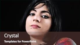  Presentation with teen girl tech - Beautiful slides featuring emo love - portrait of beautiful brunette teen backdrop and a tawny brown colored foreground