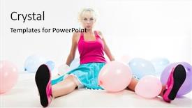  Presentation with micro several integrated electronics components - Presentation consisting of emo love - portrait of elegant girl sitting background and a  colored foreground