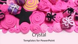  Presentation with modeling - Presentation theme with emo love - small gifts boxes with gifts background and a coral colored foreground