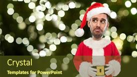  Presentation with cartoon character - Cool new PPT layouts with dark green background funny cartoon backdrop and a tawny brown colored foreground