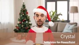  Presentation with cartoon character - Audience pleasing slide deck consisting of home background funny cartoon backdrop and a coral colored foreground