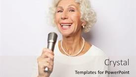  Presentation with talent - Presentation theme with emotion-lifestyle-and-old-people background and a lemonade colored foreground