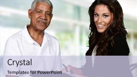  Presentation with trauma - Audience pleasing slide set consisting of emotion trauma - person in need having backdrop and a lemonade colored foreground