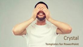  Presentation with vision - Amazing slide deck having emotion vision and people concept backdrop and a lemonade colored foreground