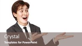  Presentation with points - PPT theme enhanced with emotional-boy-teenager-in-school background and a gray colored foreground