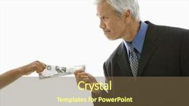  Presentation with middle ages - Beautiful presentation theme featuring emotional cost - caucasian middle aged businessman pulling backdrop and a tawny brown colored foreground