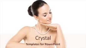  Presentation with pearl - Colorful presentation theme enhanced with emotional cost - portrait of young beautiful backdrop and a lemonade colored foreground