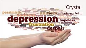  Presentation with anxiety disorder - Amazing slides having emotional disorder abstract word cloud backdrop and a  colored foreground