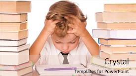  Presentation with emotional intelligence - PPT theme consisting of emotional intelligence - portrait of a cute little background and a lemonade colored foreground