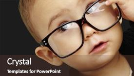  Presentation with emotional intelligence - Cool new PPT layouts with emotional intelligence - portrait of serious kid wearing backdrop and a tawny brown colored foreground