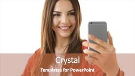  Presentation with airplane taking off sky in - Slide set consisting of emotional memory - beautiful young woman taking selfie background and a red colored foreground