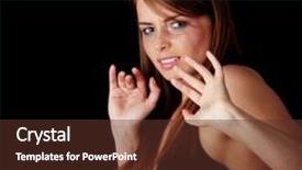  Presentation with violence woman - PPT layouts enhanced with emotional portrait of abused crying beautiful young caucasian woman in underwear - violence concept high emotional background and a tawny brown colored foreground