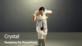  Presentation with angry - Amazing presentation having emotional strain - scared small man and screaming backdrop and a gray colored foreground