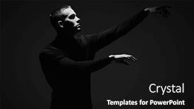  Presentation with black art - Slide deck consisting of emotions-mood-black-and-white and a black colored foreground