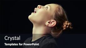  Presentation with black children - Presentation design with emotions-of-children-happy-kids background and a wine colored foreground