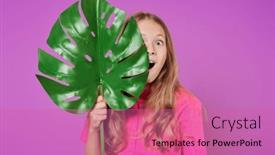  Presentation with purple education - Slides enhanced with emotions-summer-holidays-a-cute and a coral colored foreground