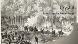  Presentation with hunting - Slide set featuring emperor napoleon iii hunting near background and a  colored foreground