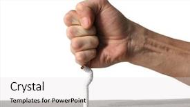  Presentation with emphysema - Presentation with emphysema - no smoke concept background and a  colored foreground