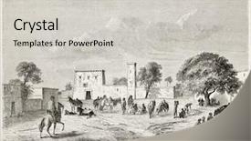  Presentation with cameroon - PPT theme enhanced with empire at present day chad background and a  colored foreground