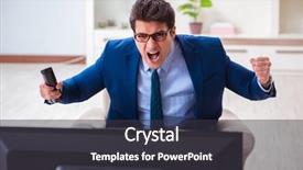  Presentation with watching tv - Beautiful PPT layouts featuring employee absenteeism - businesman watching tv in office backdrop and a dark gray colored foreground