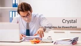  Presentation with healthy eating food photography - Beautiful presentation design featuring employee eating food with cockroaches backdrop and a lemonade colored foreground