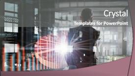  Presentation with late - Slide deck featuring employee efficiency - another late night in office background and a gray colored foreground