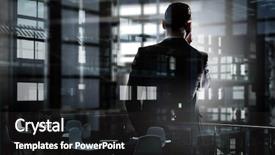  Presentation with office mix of people - PPT theme enhanced with employee efficiency - another late night in office background and a dark gray colored foreground