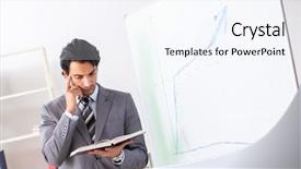  Presentation with whiteboard kids - Presentation design having employee handbook - young handsome businessman in front background and a sky blue colored foreground