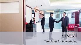  Presentation with asia indian war - PPT layouts enhanced with employee hiring - indian business executive welcoming asian background and a light blue colored foreground
