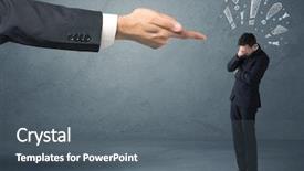  Presentation with last days - Slide deck having employee in trouble getting last background and a  colored foreground