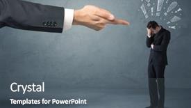  Presentation with last days timeplates - Cool new PPT layouts with employee in trouble getting last backdrop and a  colored foreground