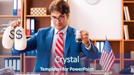  Presentation with office politics - Beautiful PPT layouts featuring employee loyalty - young handsome politician sitting backdrop and a ocean colored foreground