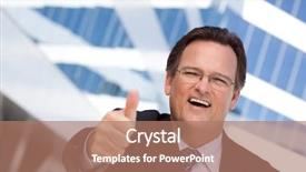  Presentation with motivation employee - Beautiful PPT theme featuring employee motivation - handsome confident businessman outside backdrop and a  colored foreground